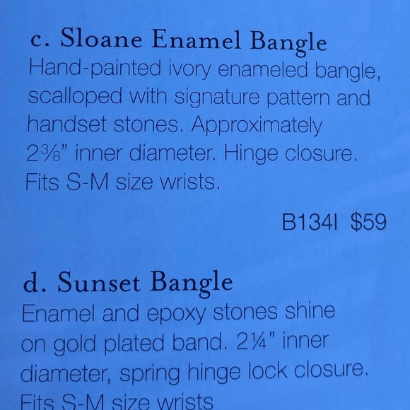 Stella & Dot Sloane Enamel Bangle - Picture 6 of 7